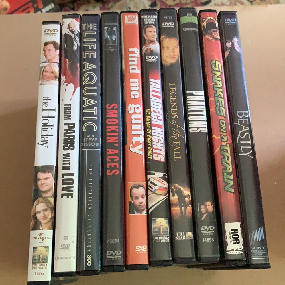 DVD Movies Bundle of 10